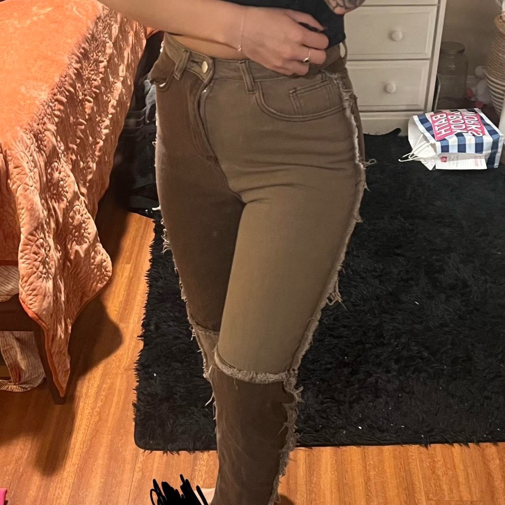 Two Toned Brown jeans